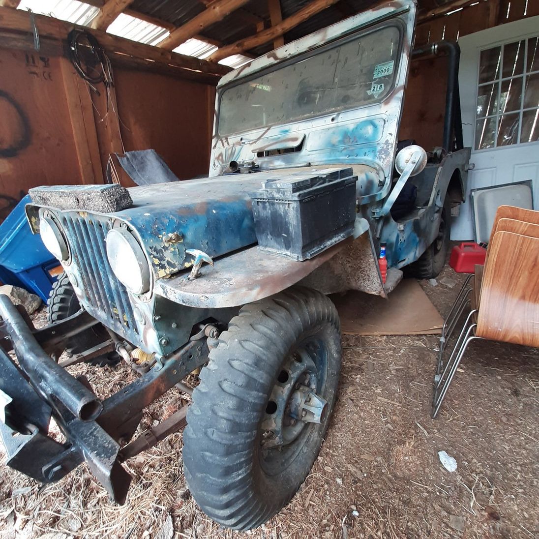 1953 CJ3A Project in Conifer, CO