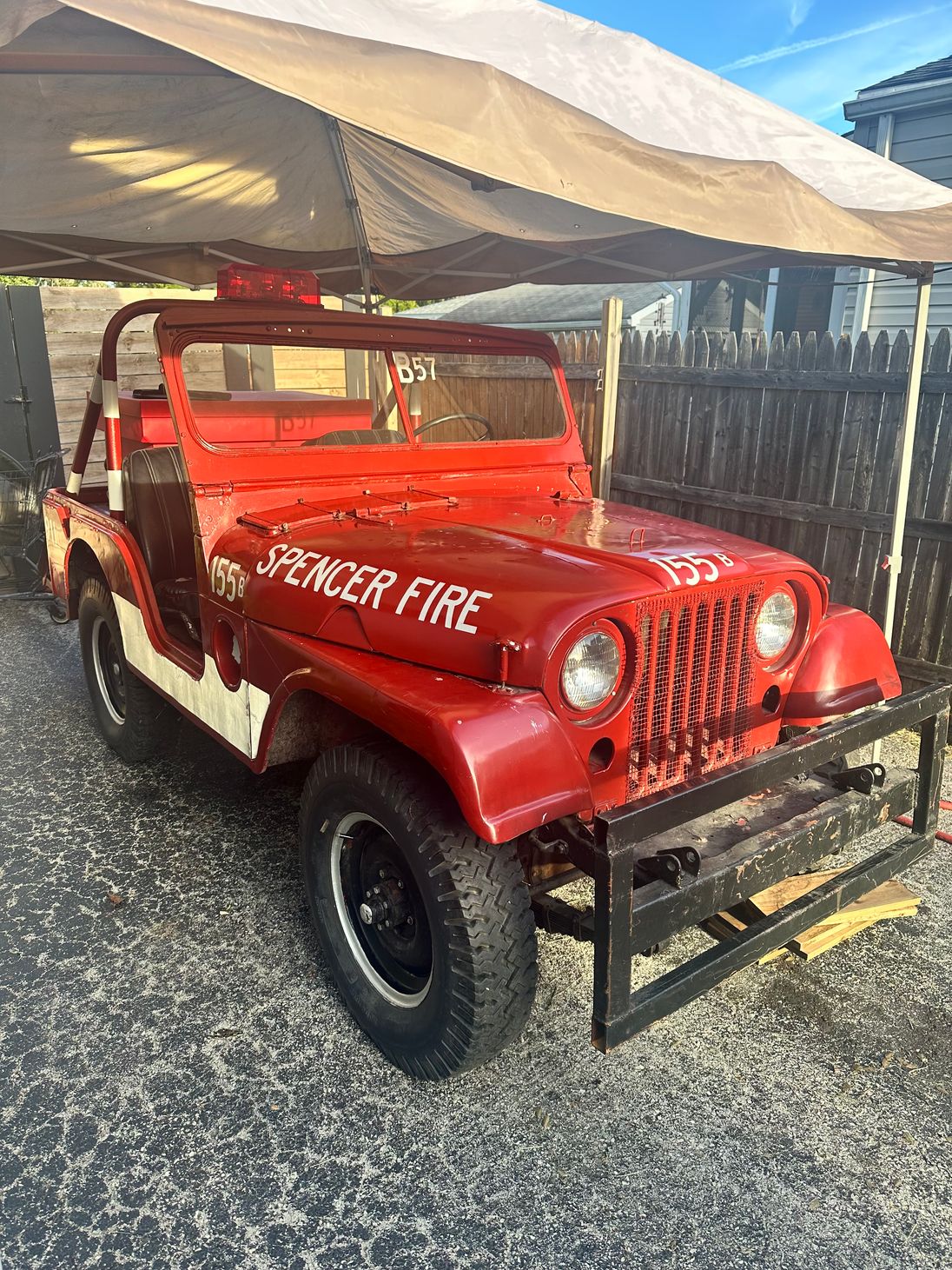 1955 CIVIL DEFENSE JEEP - BRUSH BUGGY